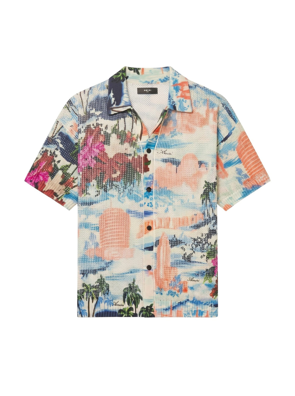 AMIRI CITYSCAPE KNIT SHIRT