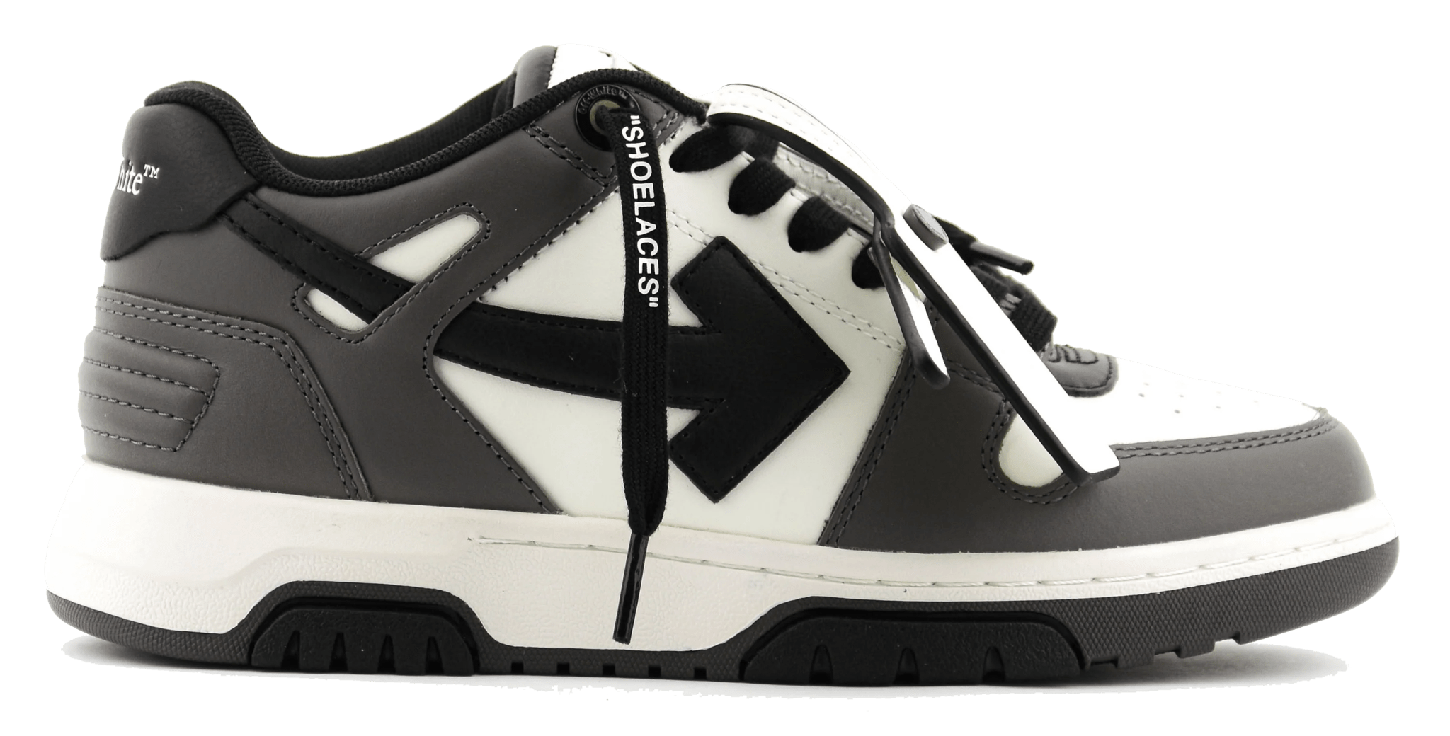 OFF WHITE OUT OF OFFICE DARK GREY BLACK