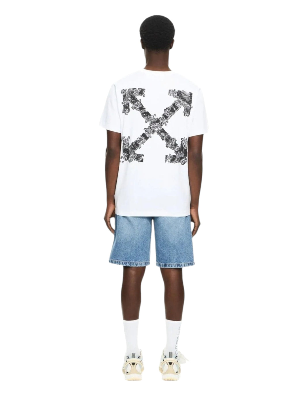 OFF WHITE HERALDIC ARROW SLIM T-SHIRT WHITE