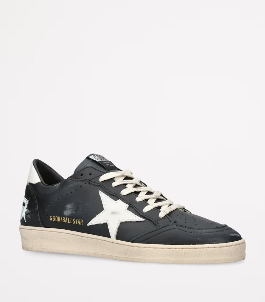 GOLDEN GOOSE BALLSTAR BLACK WHITE STAR