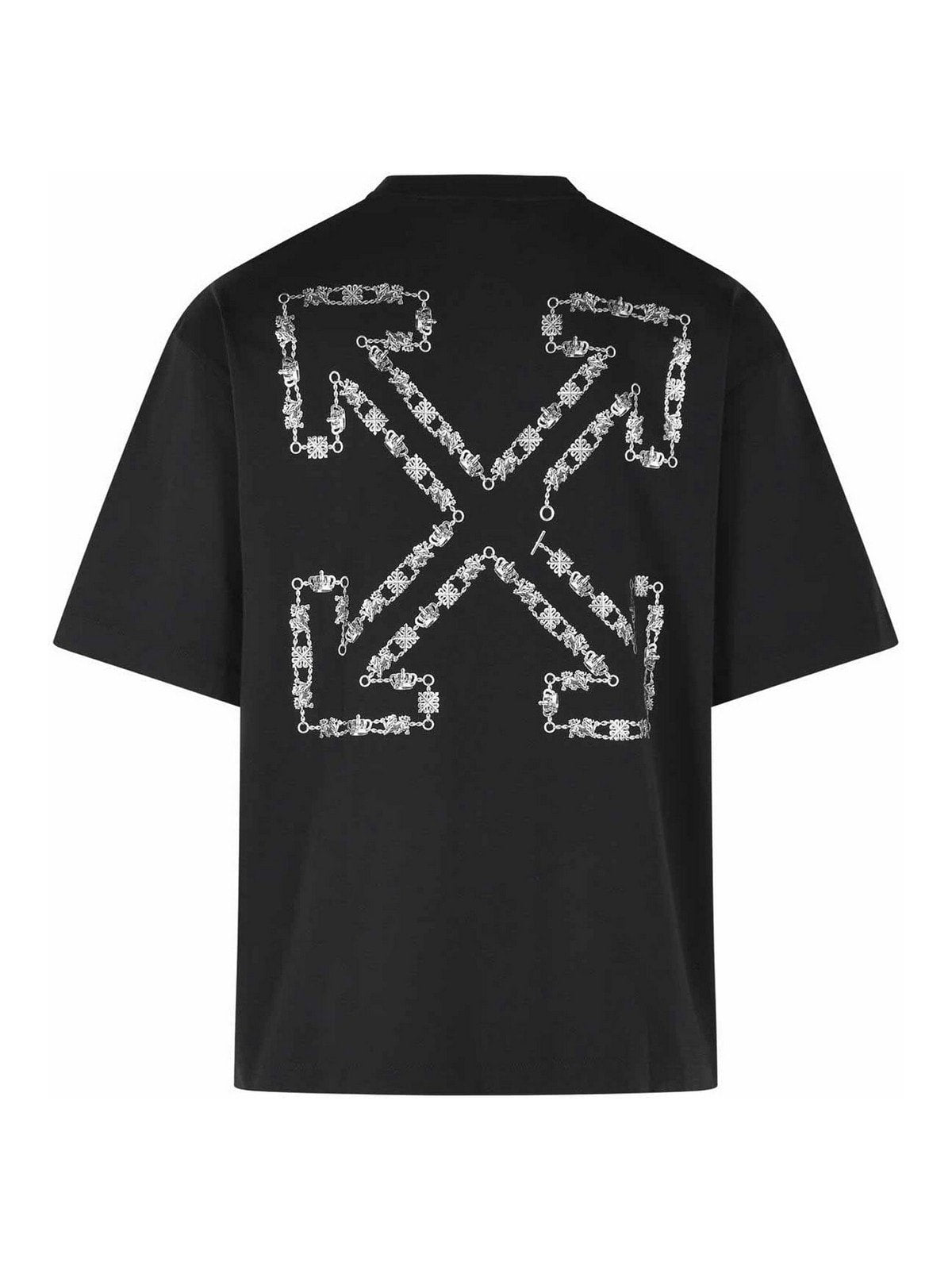 OFF WHITE CHAIN ARROW T-SHIRT BLACK