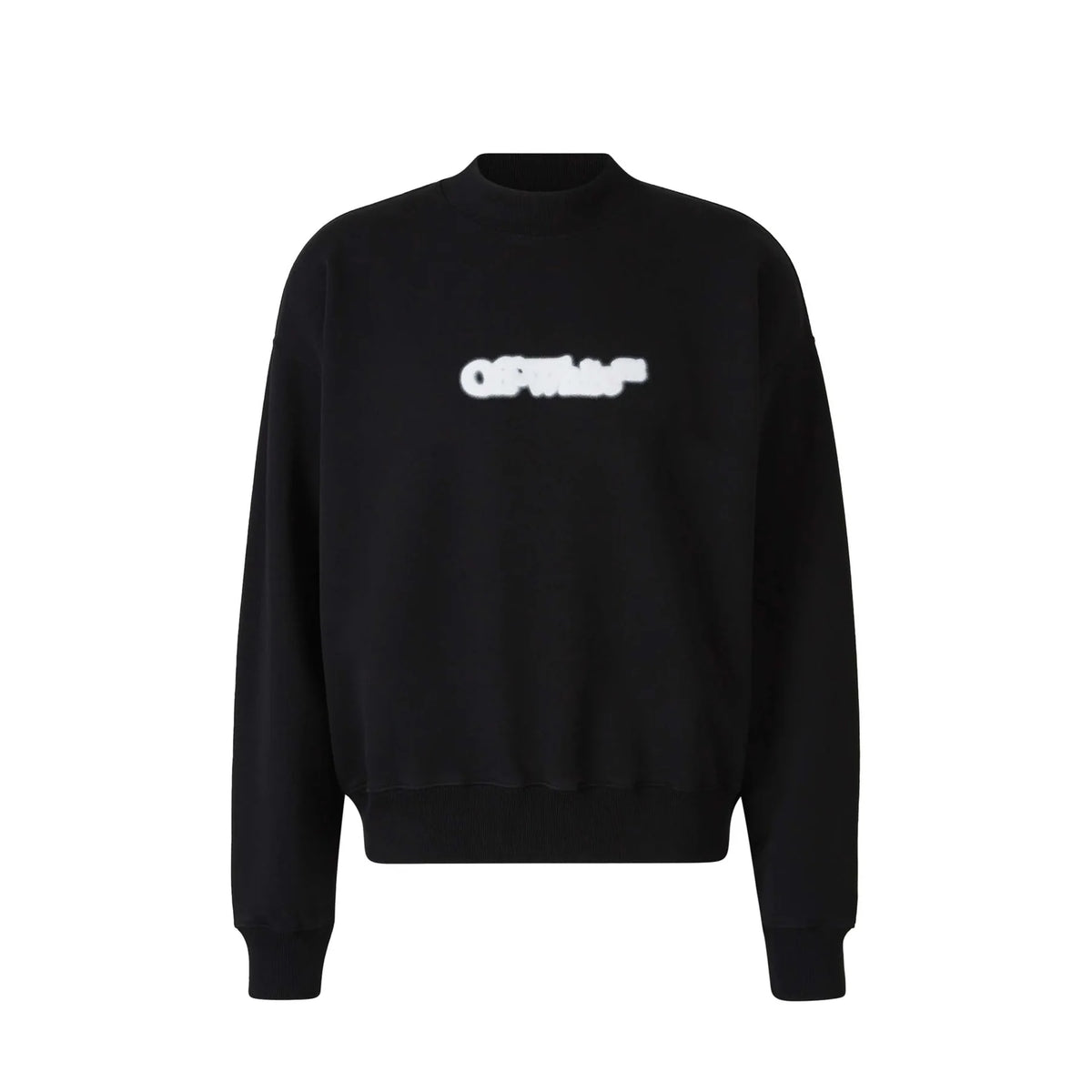 OFF WHITE SPRAY ARROW CREWNECK BLACK