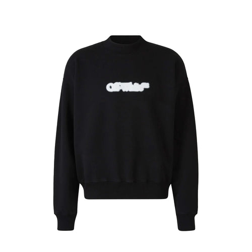 OFF WHITE SPRAY ARROW CREWNECK BLACK