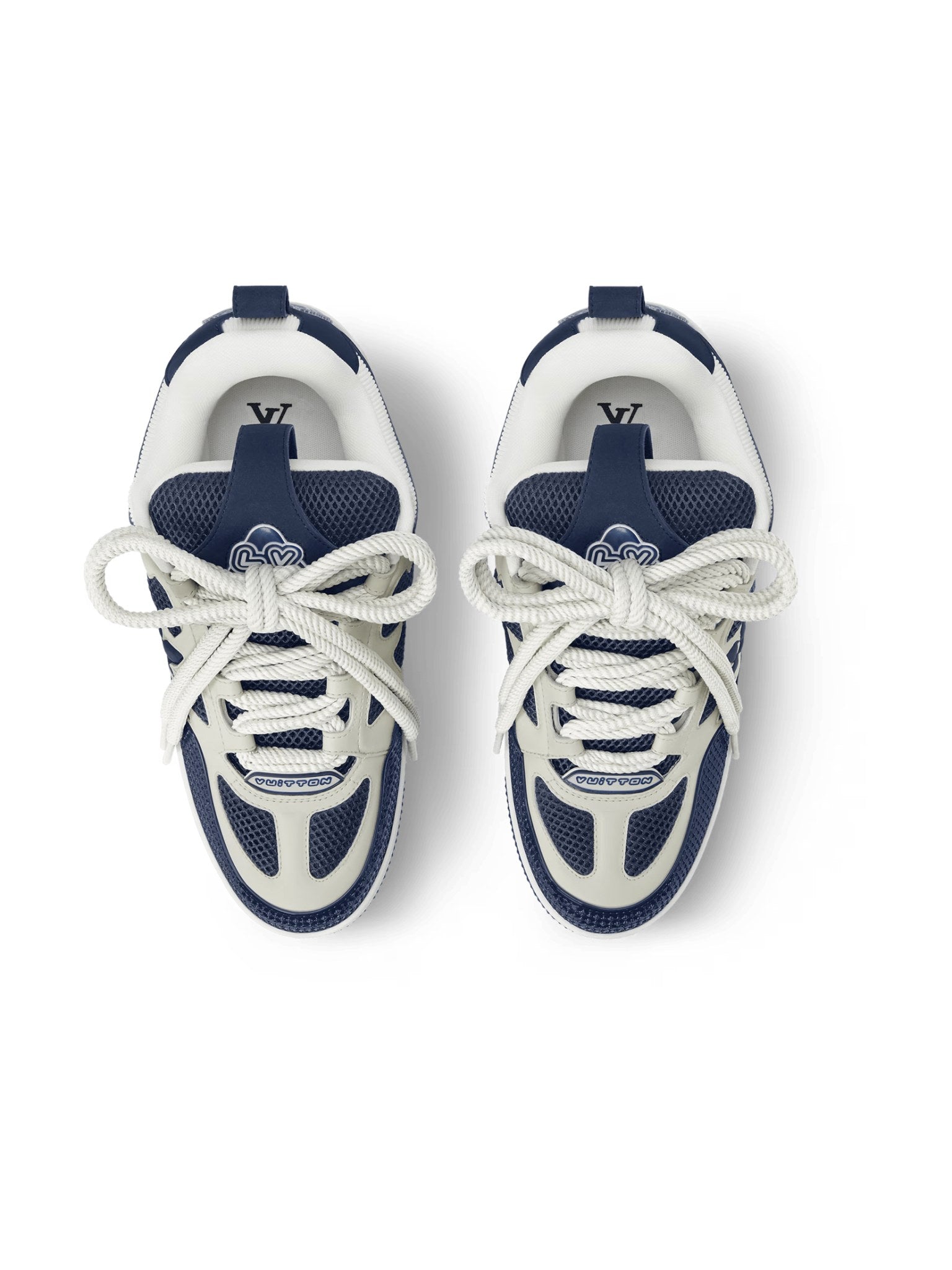 LOUIS VUITTON SKATE NAVY WHITE SNEAKERS