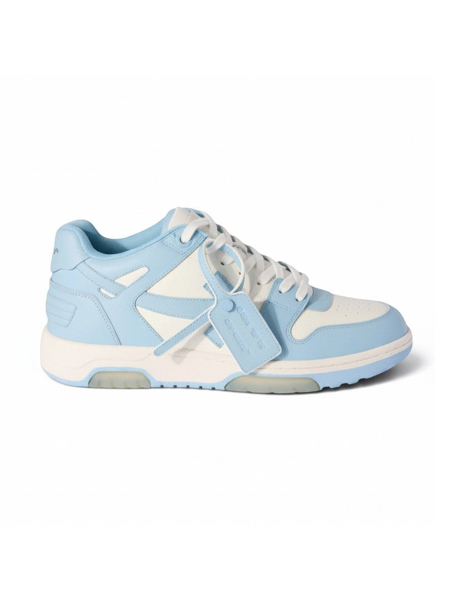 OFF WHITE OUT OF OFFICE LIGHT BLUE CALF LEATHER