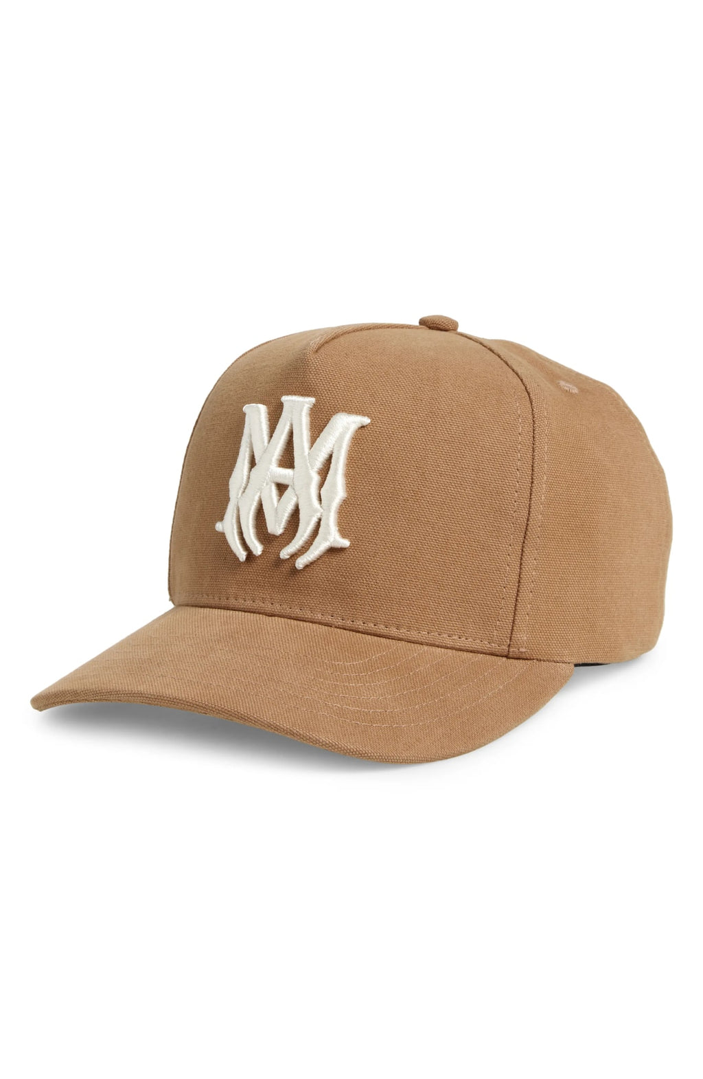AMIRI MA LOGO CANVAS BEIGE WHITE HAT