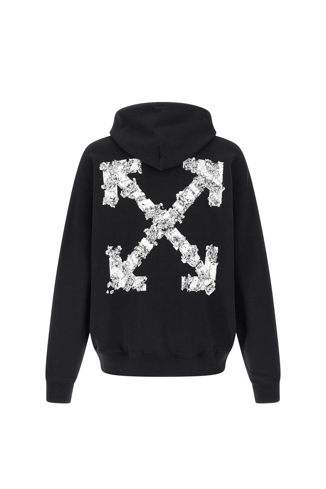 OFF WHITE HERALDIC HOODIE BLACK ARROW