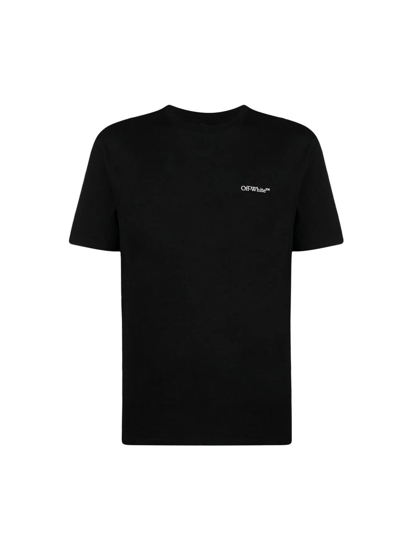 OFF WHITE FLOWER SPRAY ARROW T-SHIRT BLACK