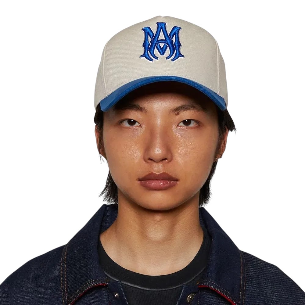 AMIRI MA CAP CANVAS ALABASTER BLUE