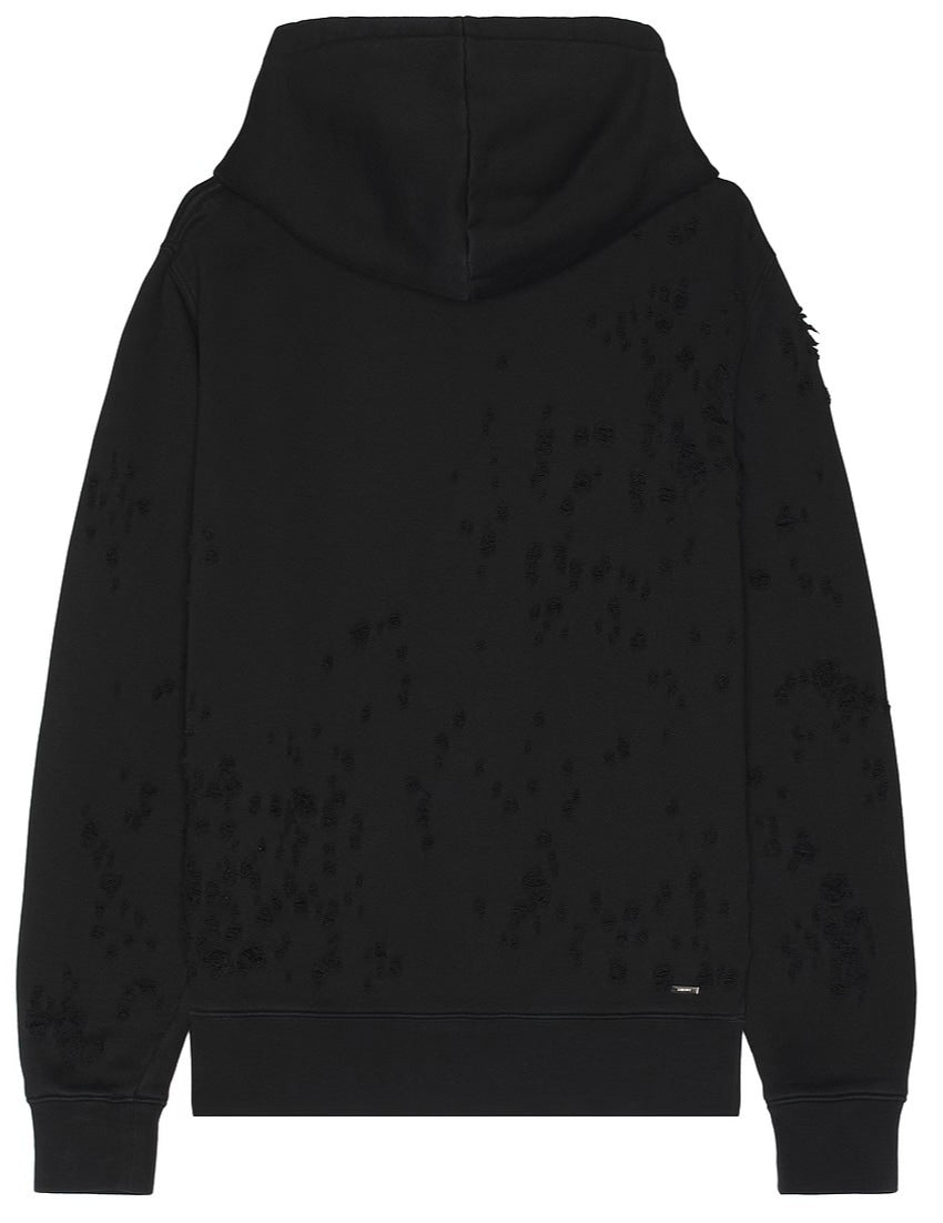 AMIRI HOLLYWOOD SHOTGUN HOODIE BLACK