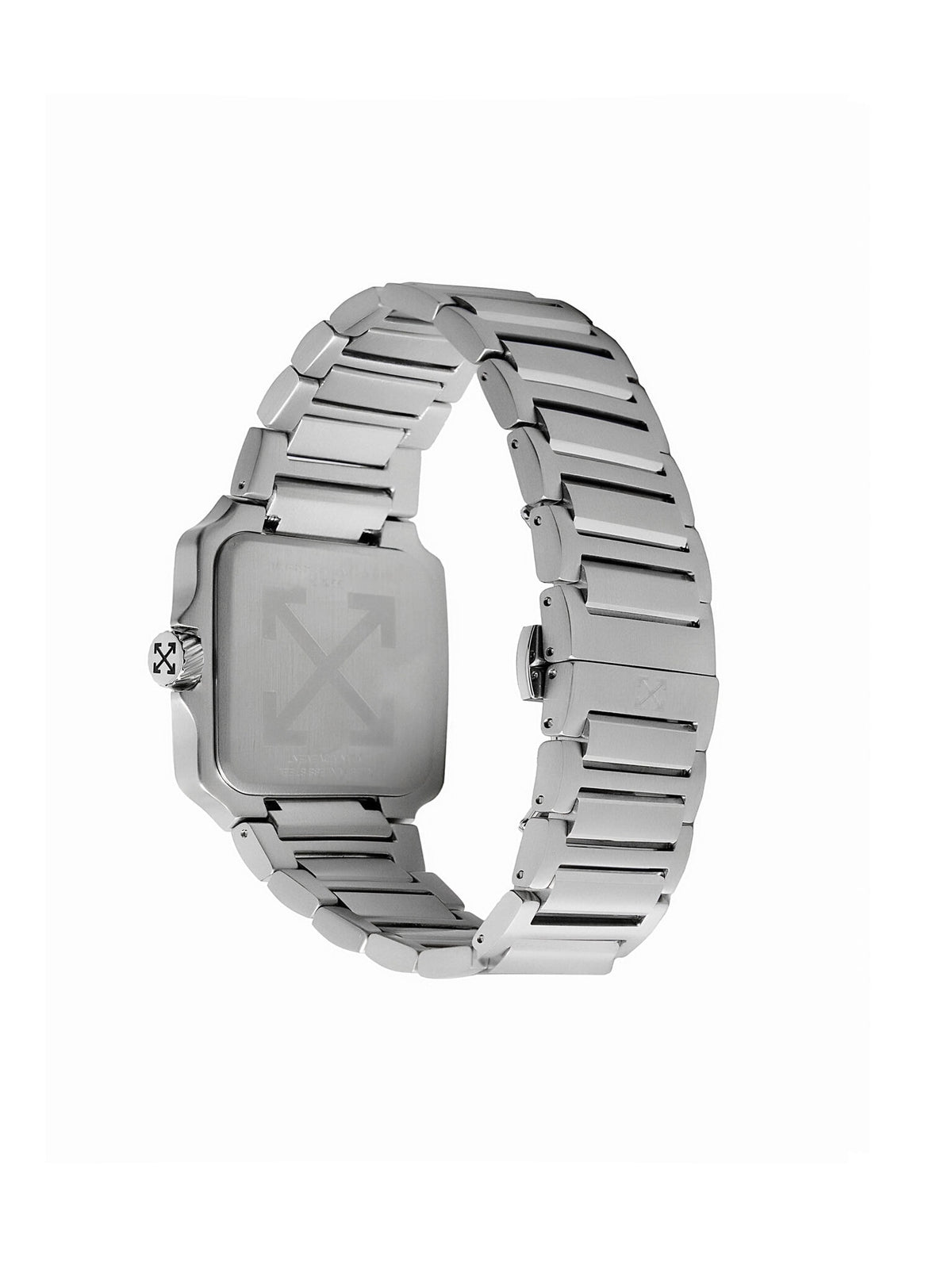 OFF WHITE "PROTO LAYER" WATCH STEEL SILVER