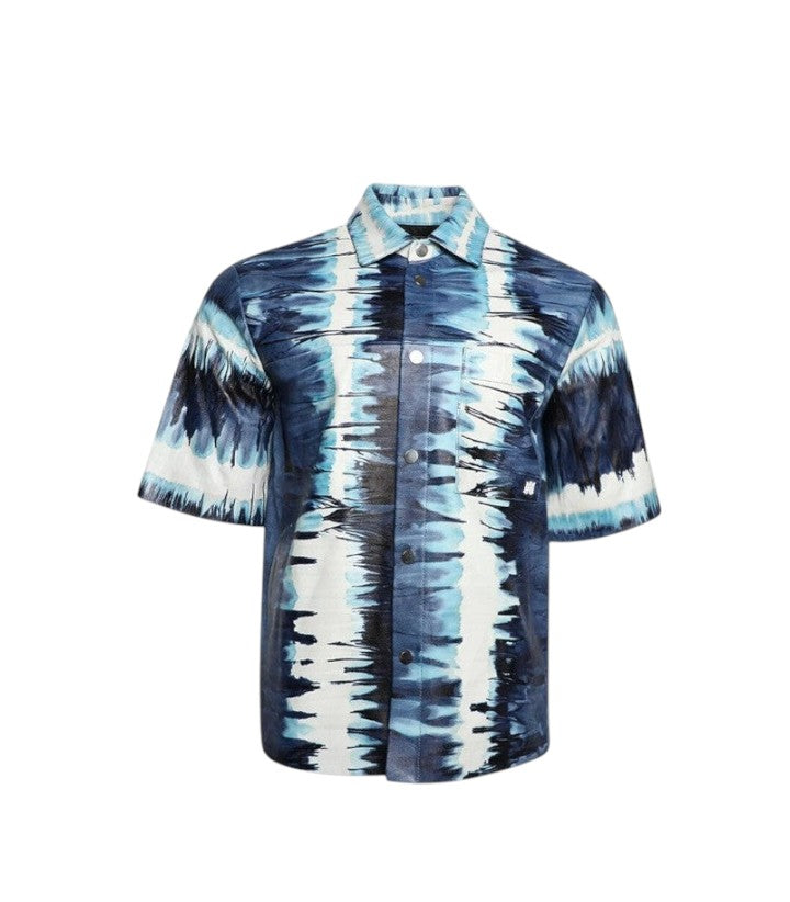 AMIRI LEATHER WATERCOLOR SHIRT