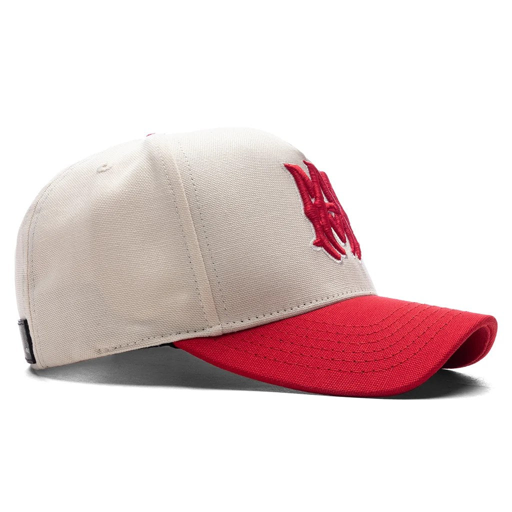 AMIRI MA LOGO ALABASTER RED HAT