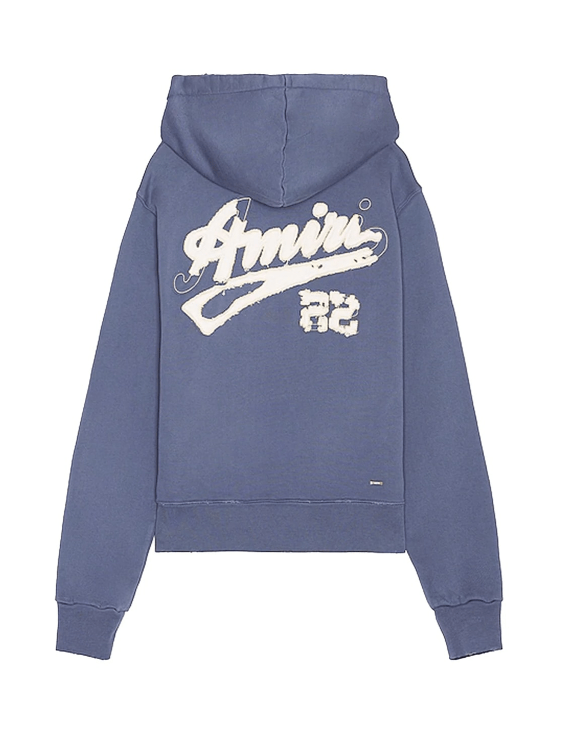AMIRI 22 DISTRESSED POWDER BLUE HOODIE