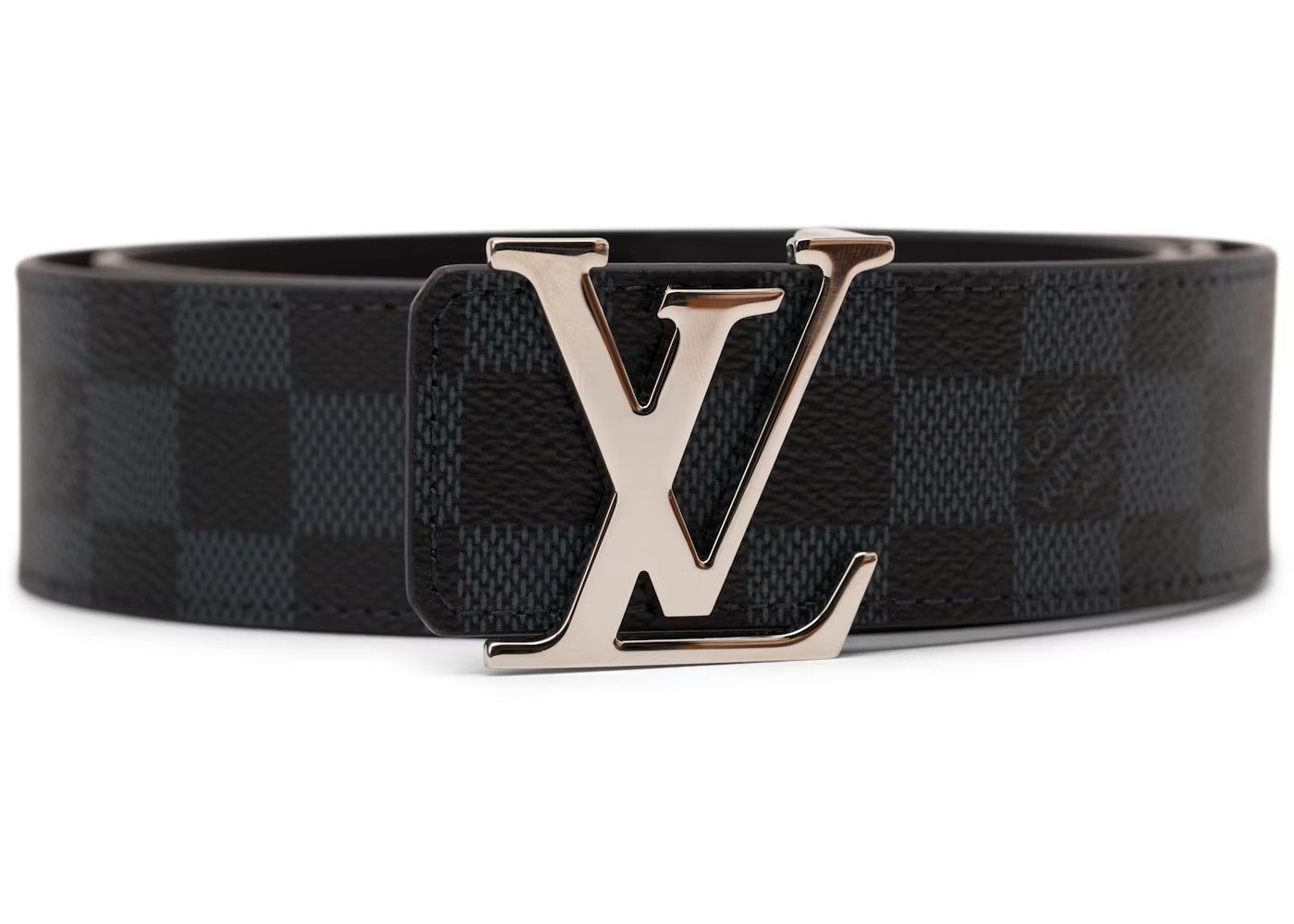 LOUIS VUITTON LV INITIALS DAMIER COBALT BELT