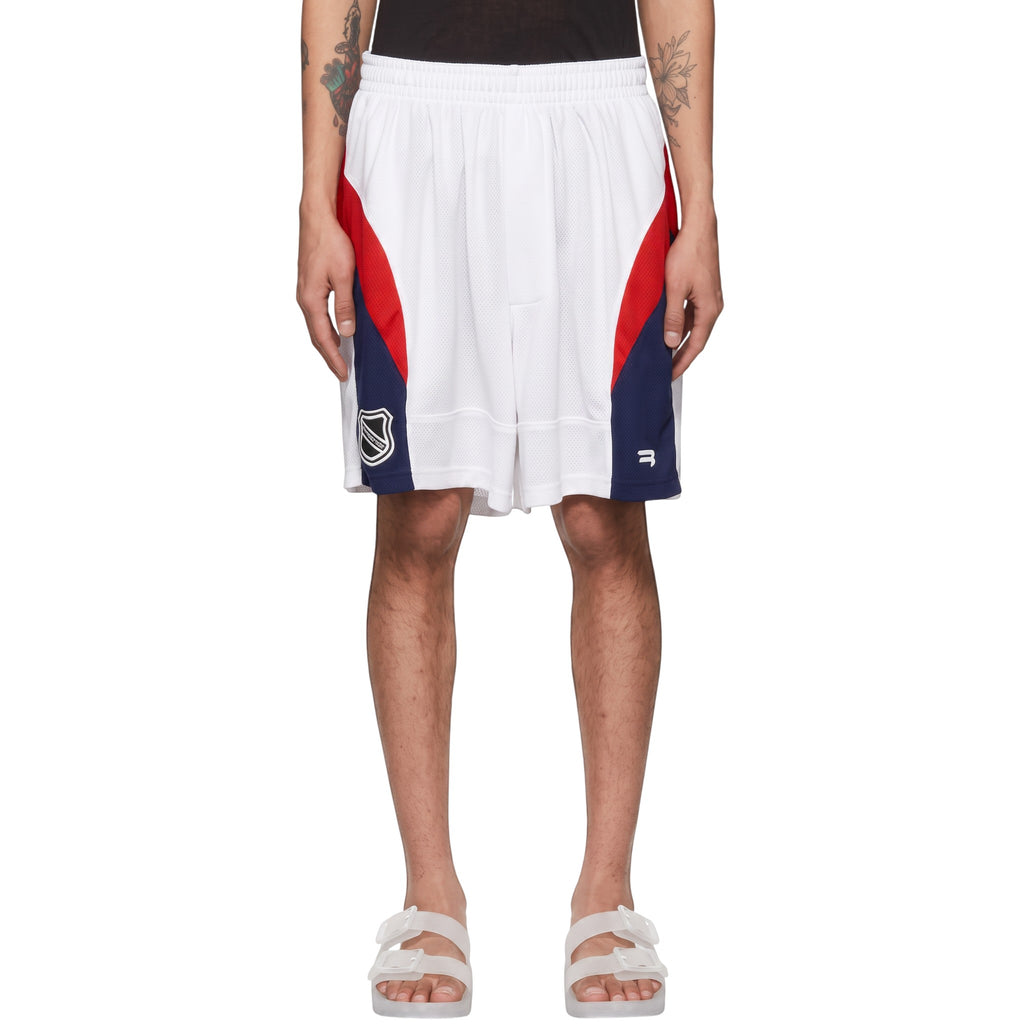 BALENCIAGA HOCKEY MESH SHORT WHITE