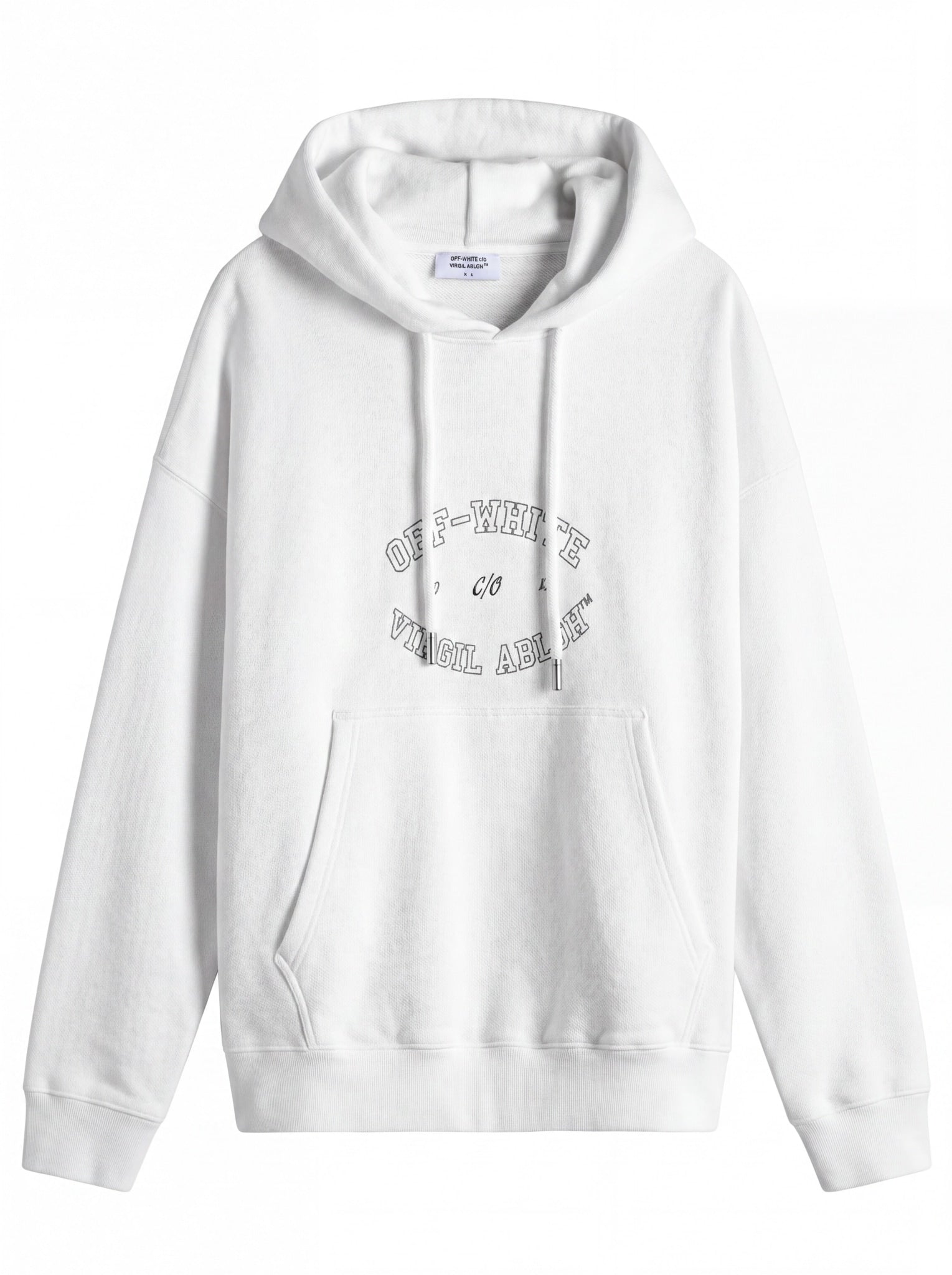OFF-WHITE COLLEGE HOODIE WHITE