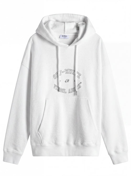 OFF-WHITE COLLEGE HOODIE WHITE