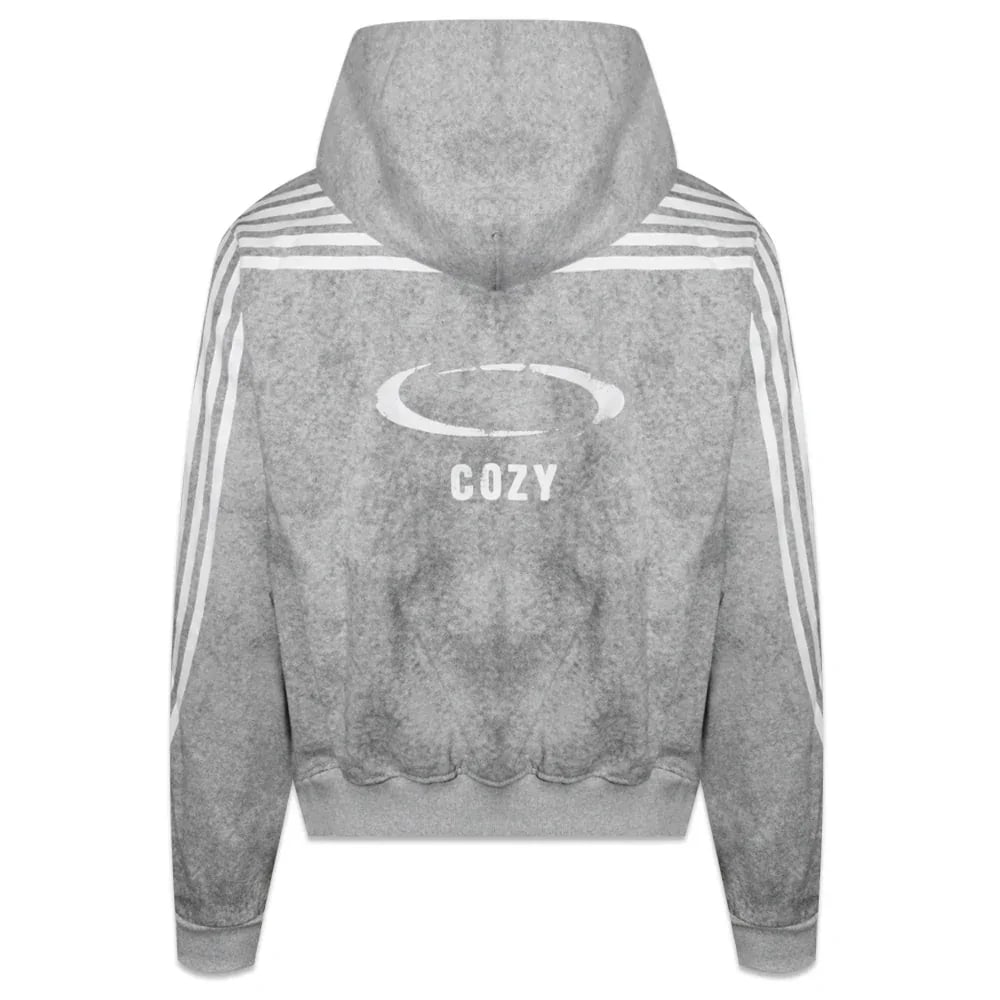 COZY ROYAL KINGTH CLUB WAXED JACKET GREY