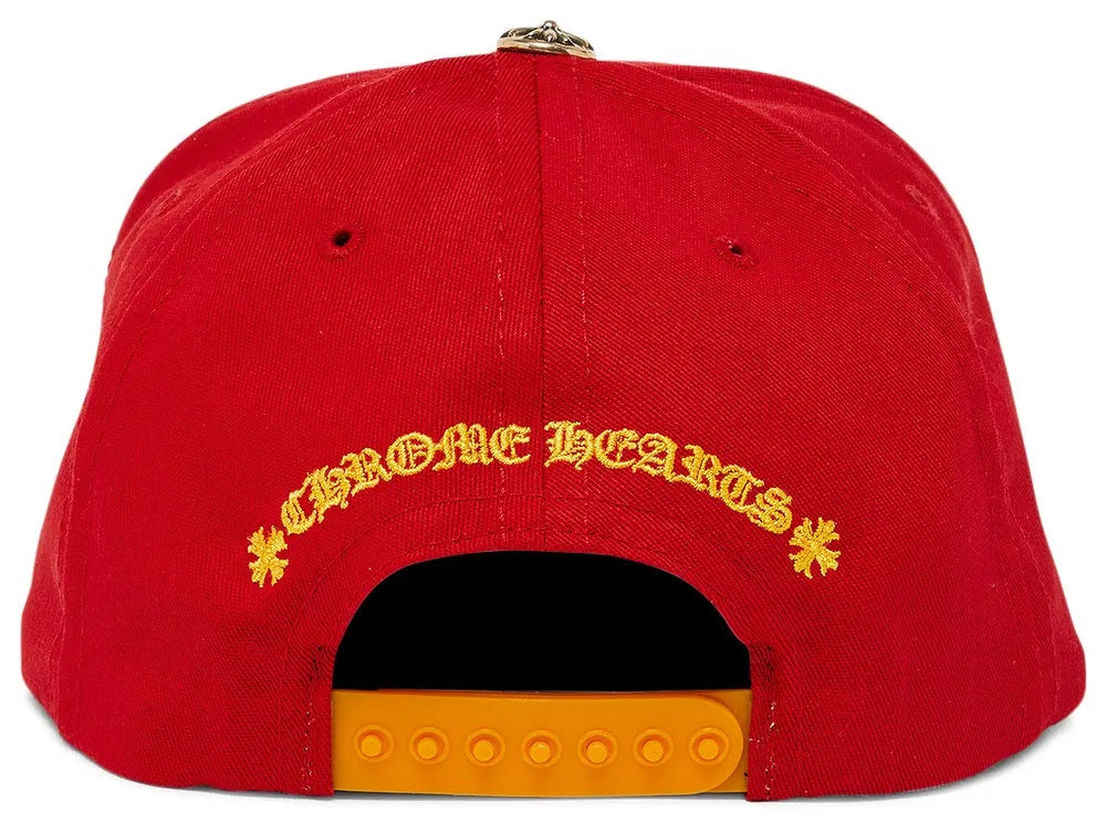 CHROME HEARTS BASEBALL HAT RED YELLOW