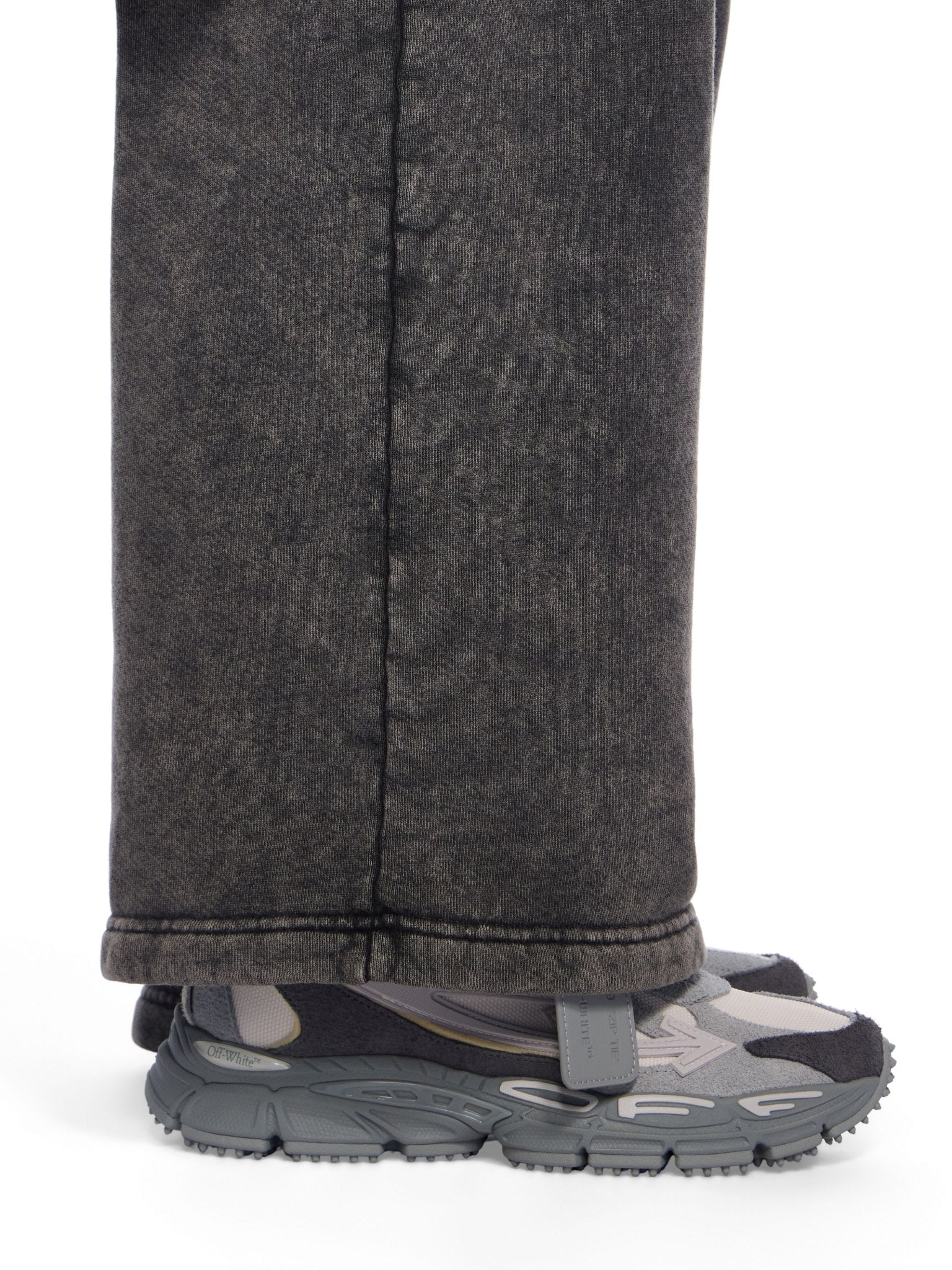 OFF WHITE BE RIGHT BACK GREY SUEDE MELANGE