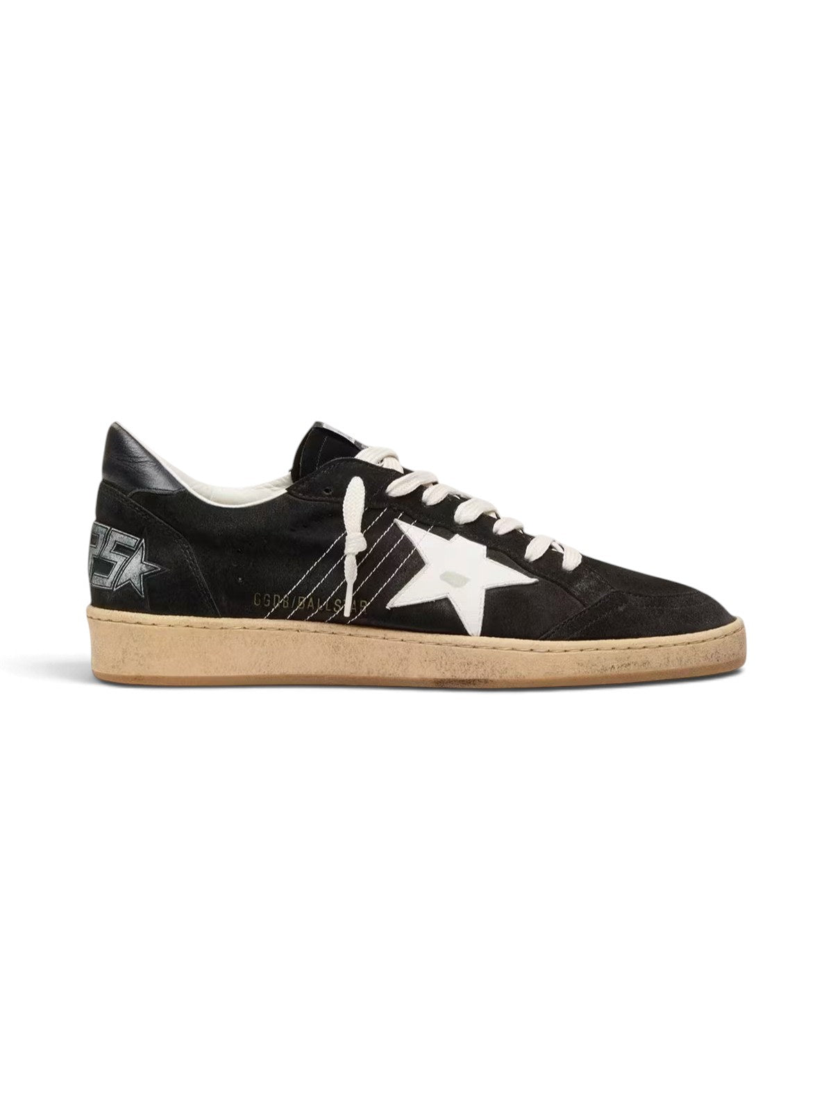 GOLDEN GOOSE BALLSTAR BLACK SUEDE WHITE STAR