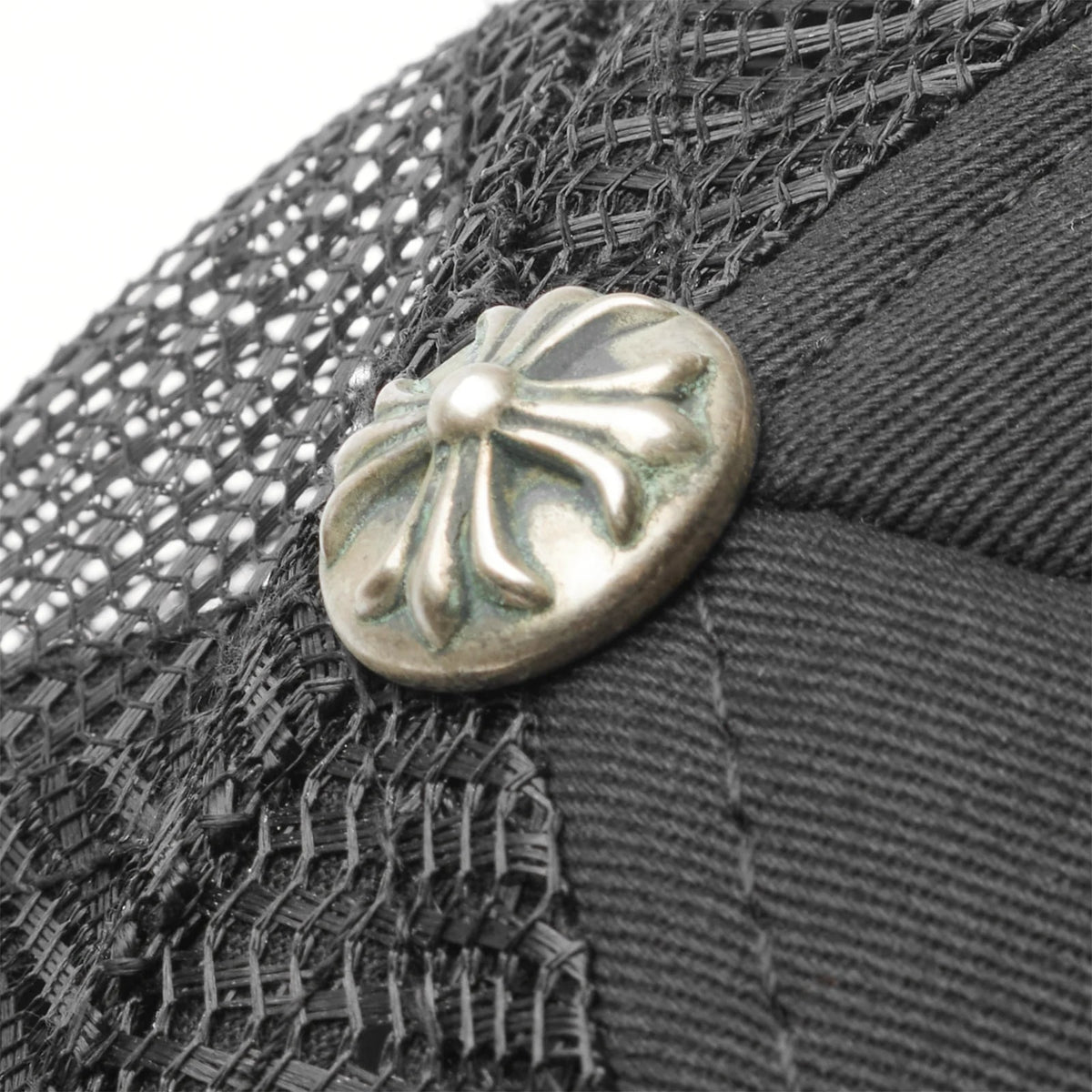 CHROME HEARTS FUCK TRUCKER HAT BLACK