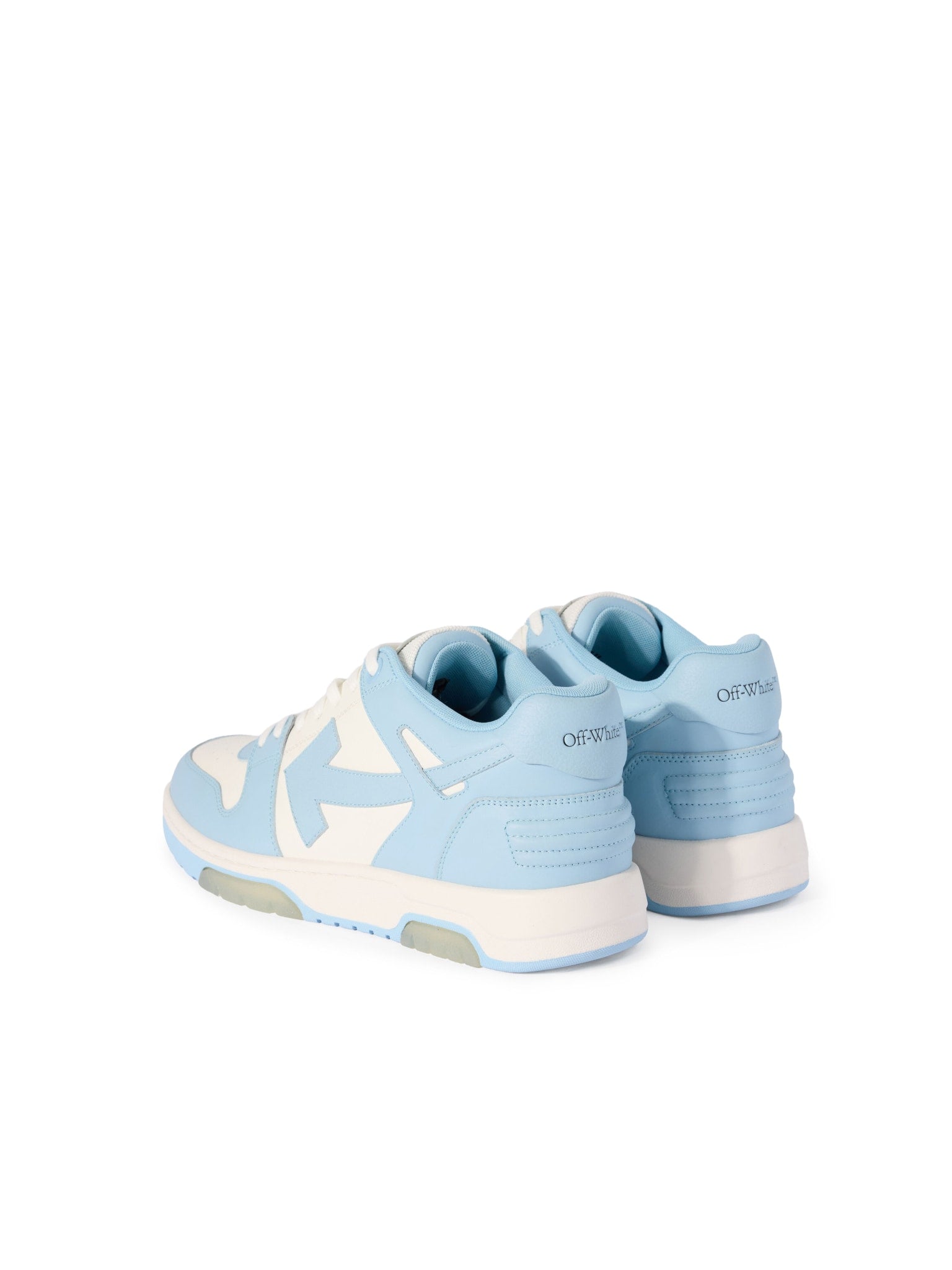 OFF WHITE OUT OF OFFICE LIGHT BLUE CALF LEATHER