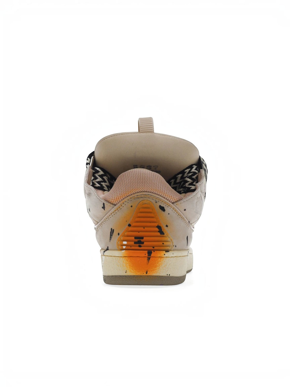 LANVIN LEATHER CURB x GALLERY DEPT. PALE PINK MULTI PAINT DRIP