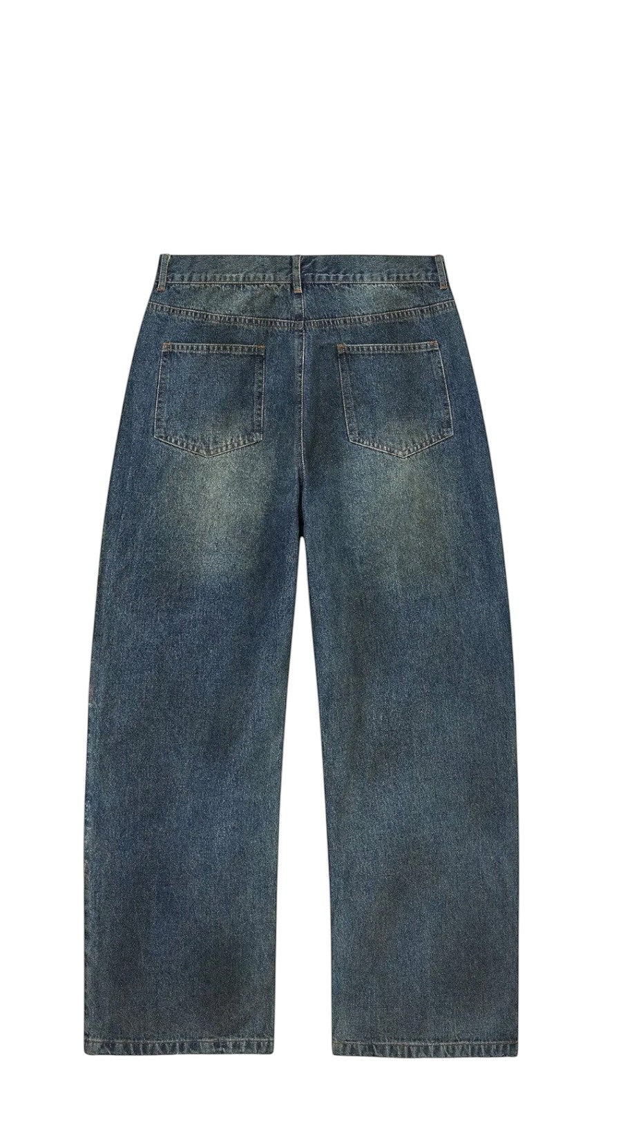 VALLEY GLITCH DENIM JEANS BLUE