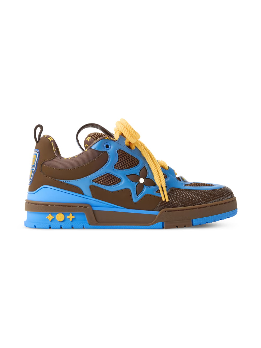 LOUIS VUITTON LV SKATE BROWN BLUE YELLOW