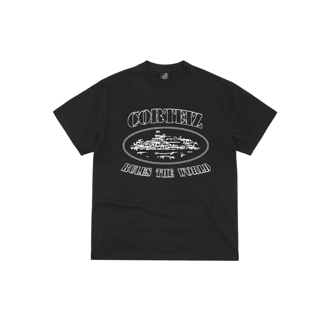 CORTEIZ OG ARTILLERY T SHIRT BLACK