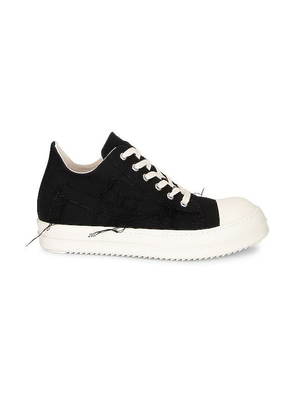 RICK OWENS RAMONES LOW SLASH DISTRESSED