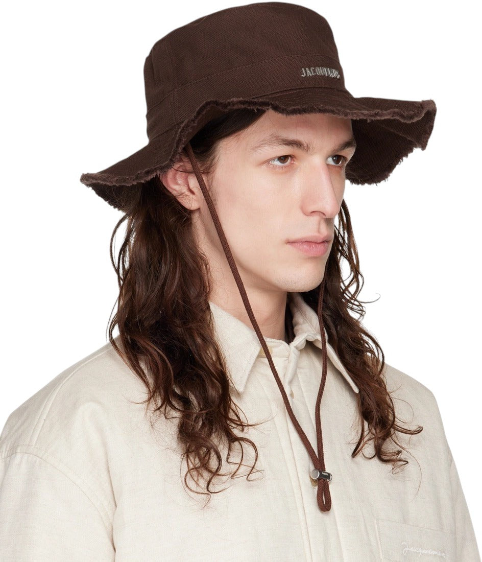 JACQUEMUS BROWN 'THE ARTICHAUT' BUCKET HAT