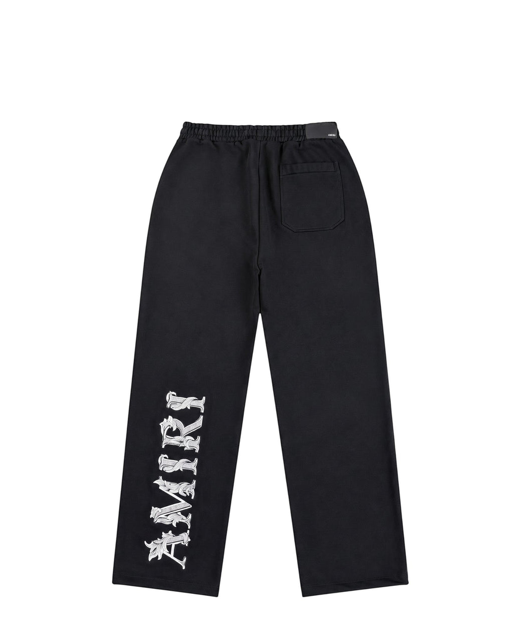 AMIRI BAROQUE BLACK LOGO SWEATPANTS RELAXED