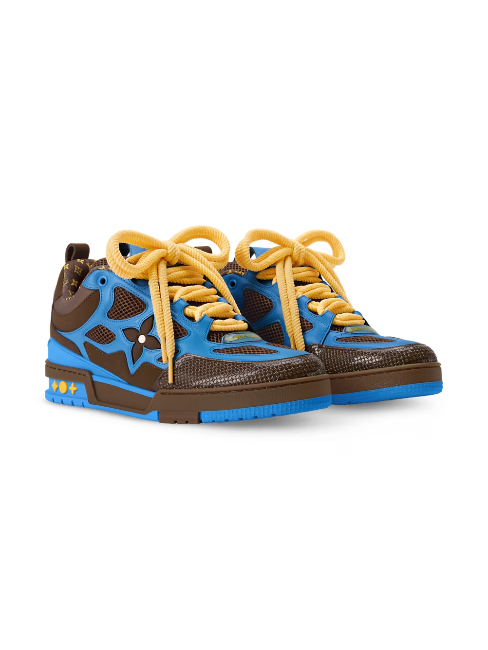 LOUIS VUITTON LV SKATE BROWN BLUE YELLOW