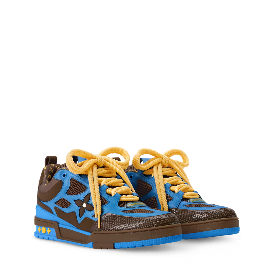 LOUIS VUITTON LV SKATE BROWN BLUE YELLOW