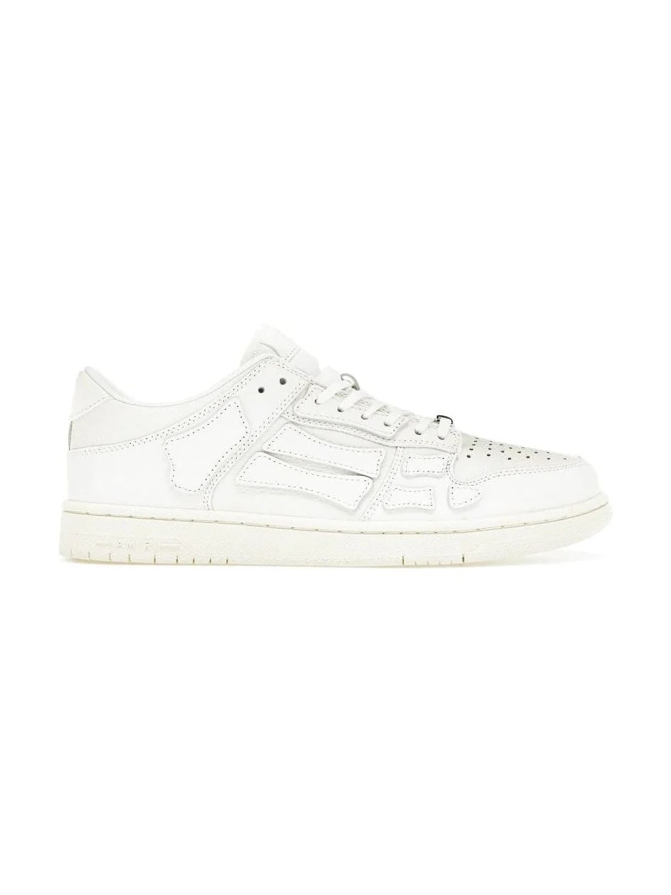 AMIRI WHITE SKELETON SNEAKERS TRIPLE WHITE