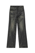 PURPLE BRAND TWISTED BAGGY JEANS BLACK
