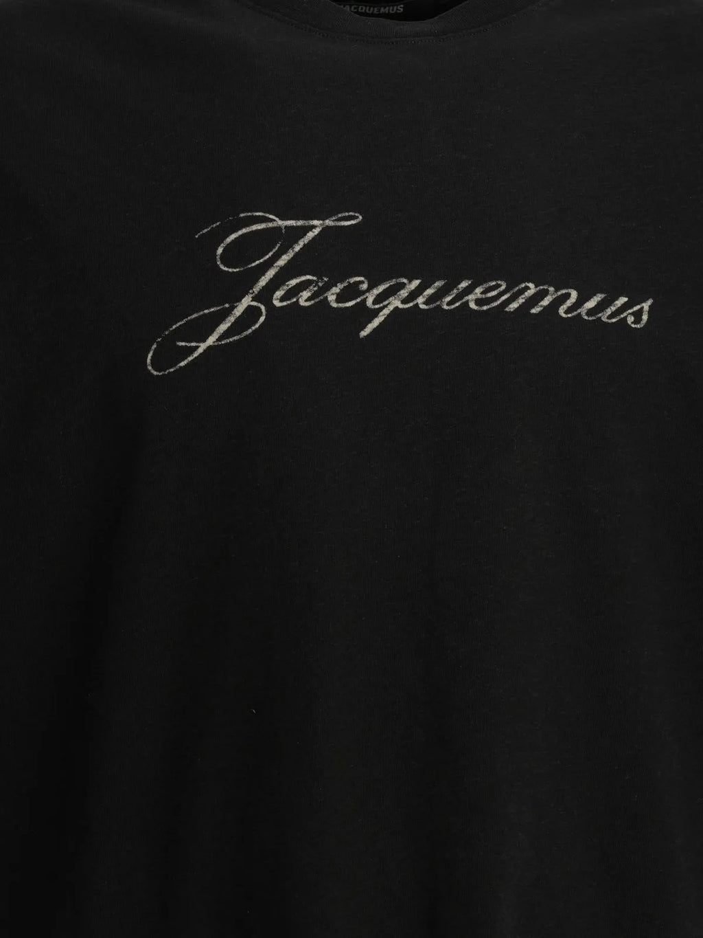 JACQUEMUS LOGO PRINTED T-SHIRT BLACK