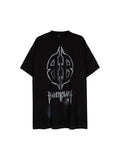 BALENCIAGA METAL BB T-SHIRT BLACK