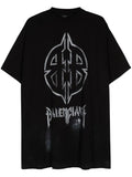 BALENCIAGA METAL BB T-SHIRT BLACK