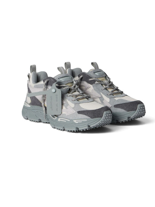 OFF WHITE BE RIGHT BACK GREY SUEDE MELANGE