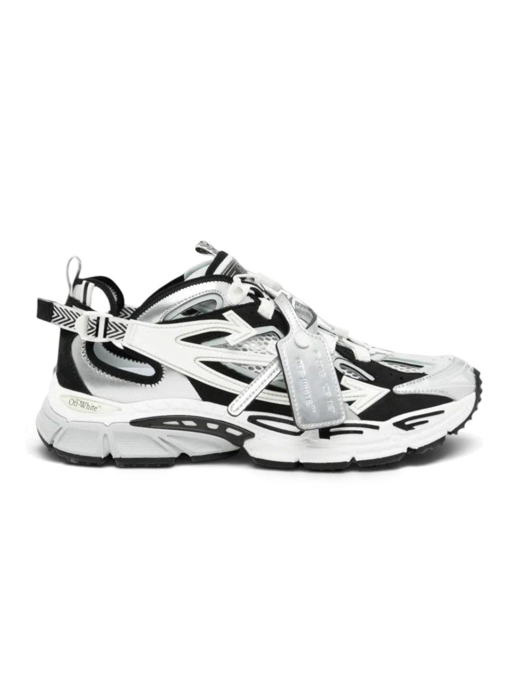OFF WHITE BE RIGHT BACK OPEN SILVER BLACK
