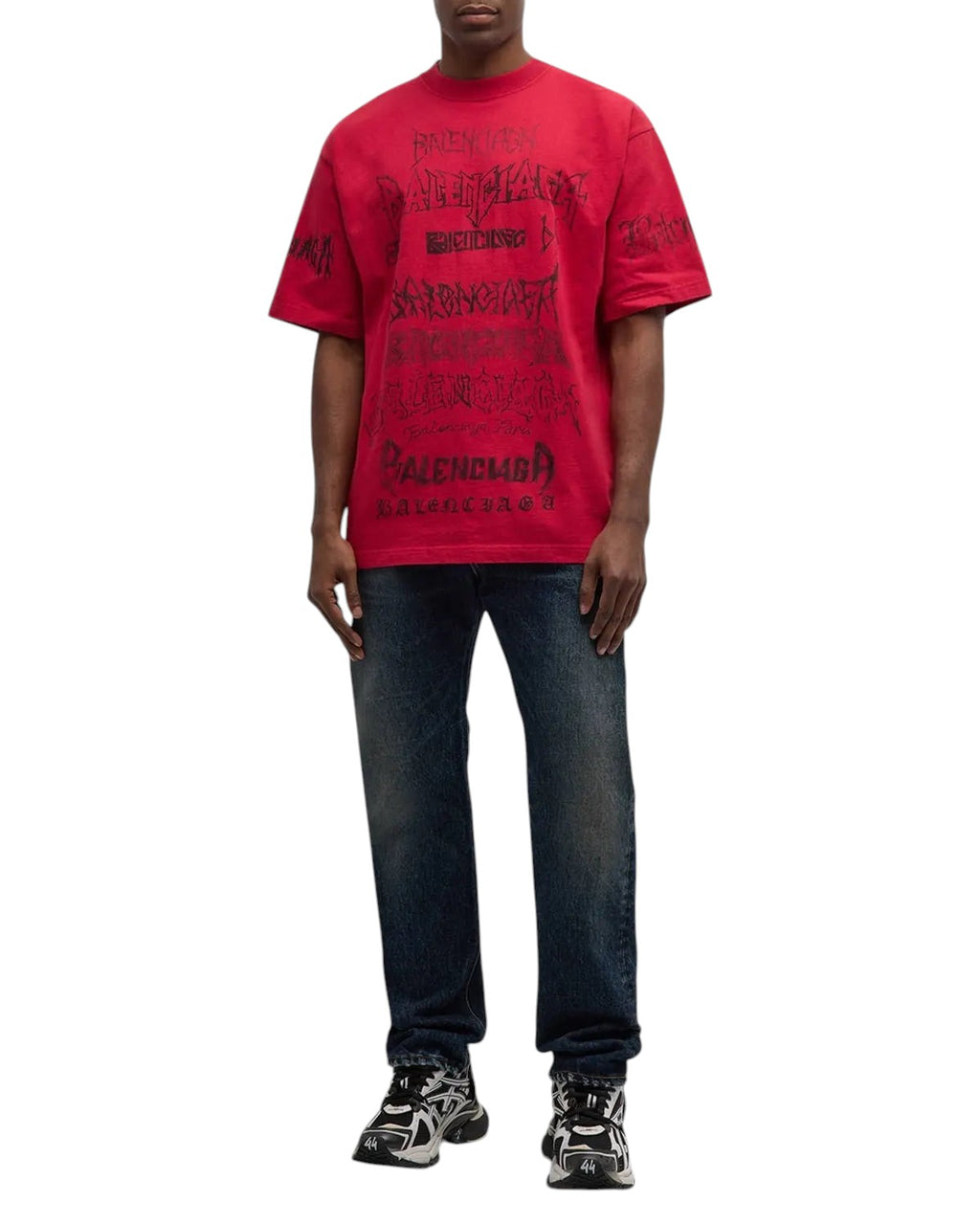 BALENCIAGA DIY METAL RED T-SHIRT