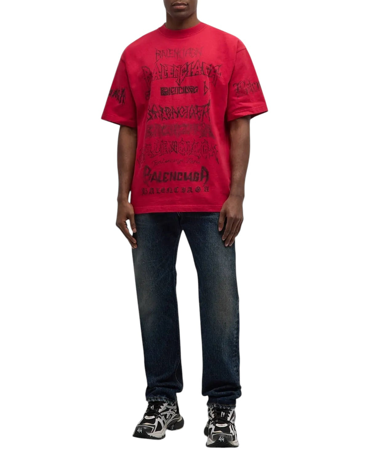 BALENCIAGA DIY METAL RED T-SHIRT