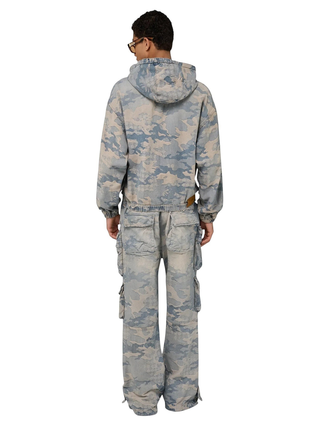 AMIRI CAMO JACQUARD BAGGY CARGO JEAN