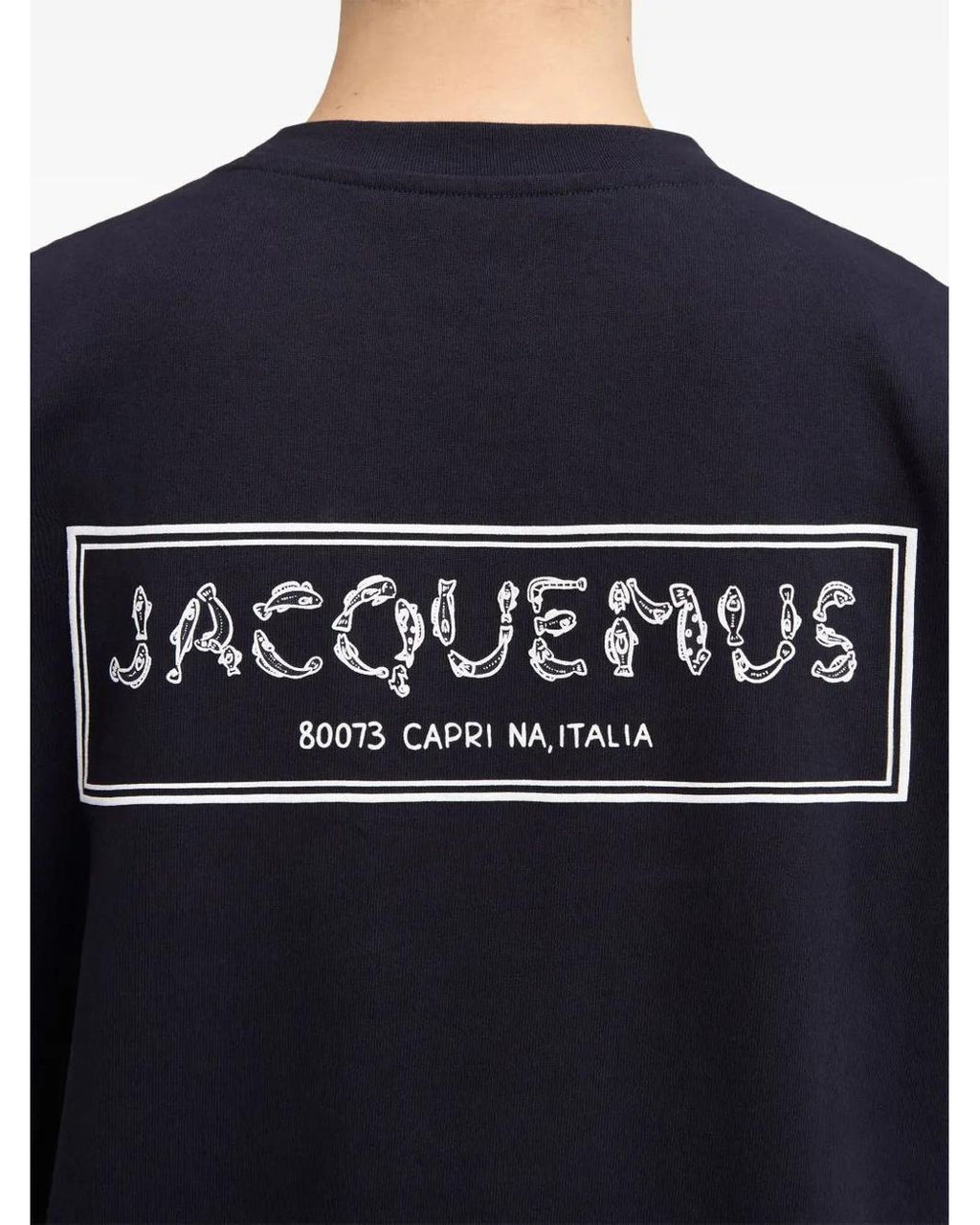 JACQUEMUS LE MERU T-SHIRT DARK NAVY