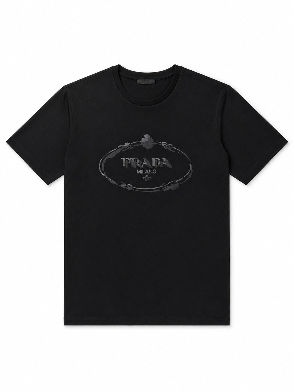 PRADA MILANO MAGLIETTE T-SHIRT BLACK