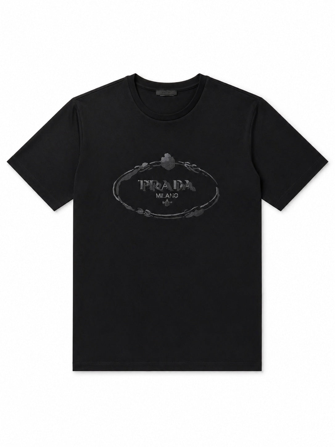 PRADA MILANO MAGLIETTE T-SHIRT BLACK